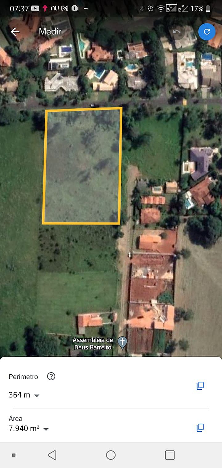 Terreno &nbsp;CHACARA SANTA TEREZINHA &nbsp;